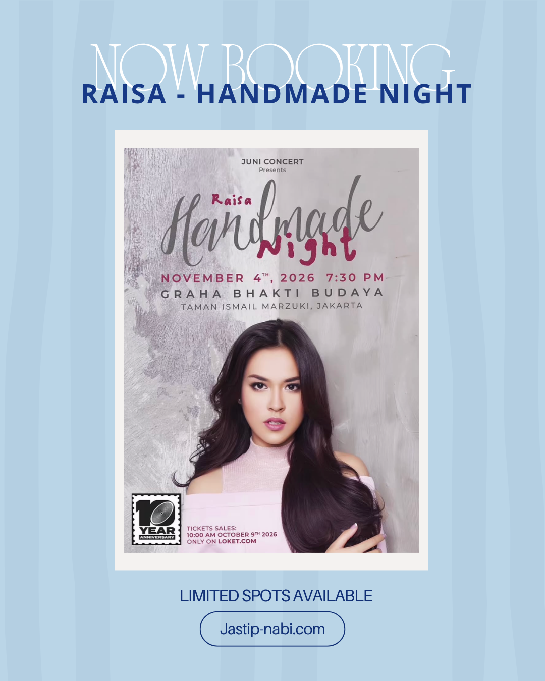 Poster RAISA HANDMADE NIGHT